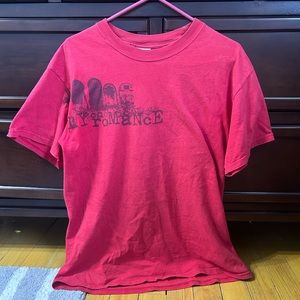 vintage 2000s my chemical romance shirt faded graveyard design